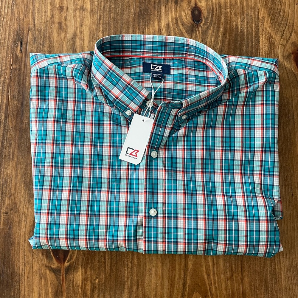 Men's NWT Cutter & Buck longsleeve 2XB